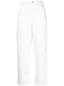 Kenzo jean droit à taille haute - Blanc