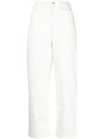 Kenzo jean droit à taille haute - Blanc