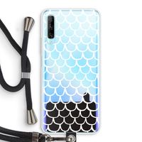 Dakpannetjes: Huawei P Smart Pro Transparant Hoesje met koord