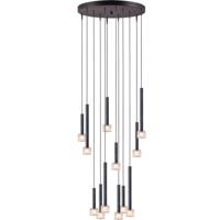 Masterlight Led hanglampFabro 12-lichts - dappled oil - 2992-05-66-50-12