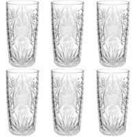 Set van 6x stuks longdrink glazen Ayla 350 ml van glas - thumbnail