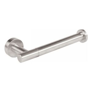Tres Max toiletrol houder rond rvs look
