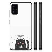 Samsung Galaxy A51 | Bumper Hoesje | Cat Good Day