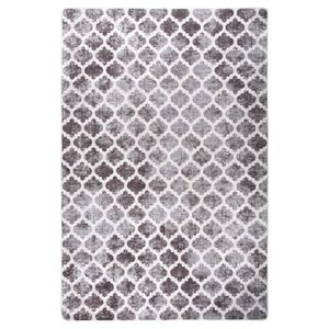 VidaXL Vloerkleed wasbaar anti-slip 80x150 cm meerkleurig