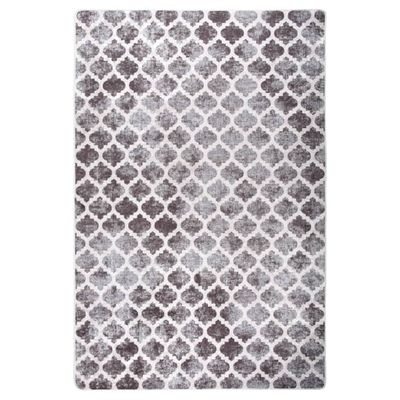 VidaXL Vloerkleed wasbaar anti-slip 80x150 cm meerkleurig