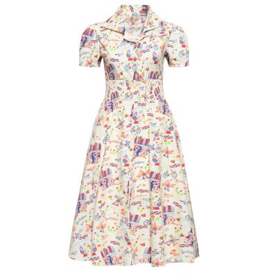 Queen Kerosin Amsterdam Swing Dress-XXXL