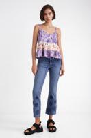 Cropped flared jeans - BLUE - 40