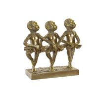 Decoratieve figuren DKD Home Decor FZ-95092 Gouden Koloniaal Aap Overalls 32,5 x 12,5 x 29 cm