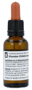 VeraSupplements Vitamine D3 & K2 Druppels