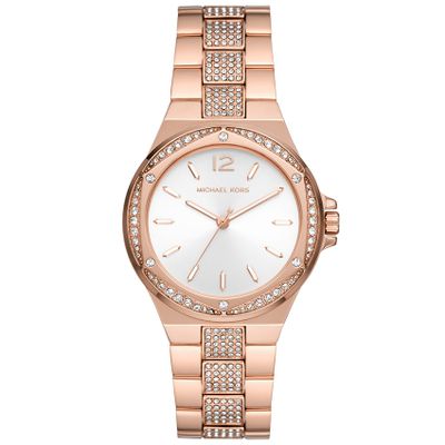 Michael Kors MK7362 Horloge Lennox staal rosekleurig-wit 37 mm