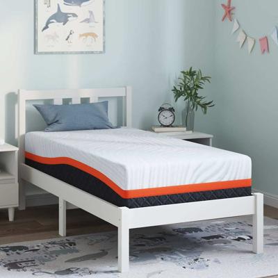 Matrassen Wit, Grijs 80 x 160 cm 100% polyester jacquard stof