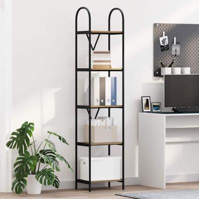 Boekenkast artisanaal eikenkleurig 40 x 30 x 183 cm