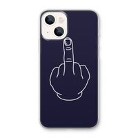 F**k U: iPhone 13 mini Transparant Hoesje