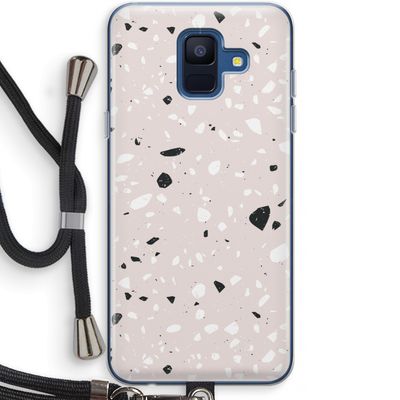 Terrazzo N°20: Samsung Galaxy A6 (2018) Transparant Hoesje met koord