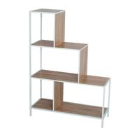 Planken Versa Wit PVC Metaal Hout MDF 30 x 112,4 x 80 cm
