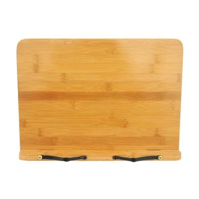 Hout Tablet boekensteunen beugel Cookbook tekstboeken document bamboe opvouwbare lezing rest boek stand type: licht bord groot