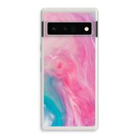 Roze explosie: Google Pixel 6 Pro Transparant Hoesje