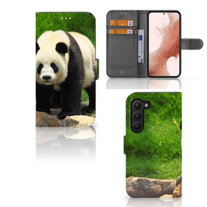 Samsung Galaxy S23 Telefoonhoesje met Pasjes Panda