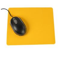 10 STKS optische effen kleur Office computer anti-slip pols rusten muismat (geel)