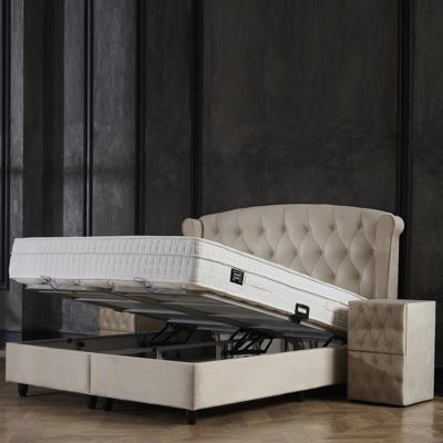 Boxspring Met Opbergruimte Aurora 160x200 Cm Antraciet Met Opbergruimte Dreamhouse - Dekbed-Discounter.nl