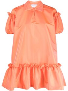 Viktor & Rolf robe courte à manches bouffantes - Orange