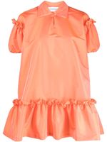 Viktor & Rolf robe courte à manches bouffantes - Orange