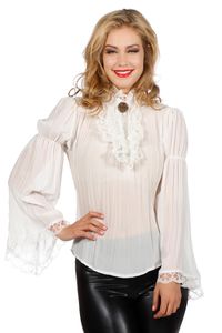 Piraten/gothic blouse, ecru