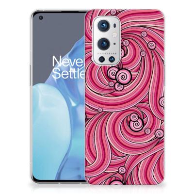 OnePlus 9 Pro | Hoesje maken | Swirl Pink
