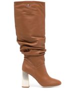 Dee Ocleppo bottes Bethany 95 mm en cuir - Marron - thumbnail