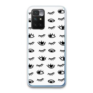 Eye pattern #2: Xiaomi Redmi 10 Transparant Hoesje