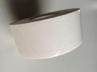 Etiket 35 mm rond transparant 1000 stuks