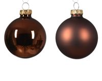 Kerstbal glas d6 cm esprss ass 20st kerst - Decoris