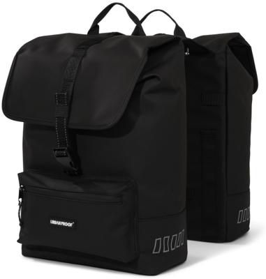 Urban Proof Cargo Gerecyclede Dubbele Fietstas 38 Liter Zwart