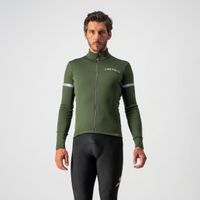 Castelli Fondo 2 lange mouw fietsshirt groen heren L