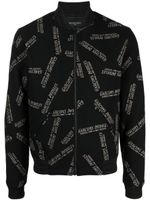 Garçons Infidèles veste bomber à logo imprimé - Noir - thumbnail