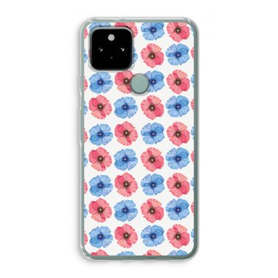 Klaproosjes: Google Pixel 5 Transparant Hoesje