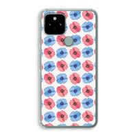 Klaproosjes: Google Pixel 5 Transparant Hoesje