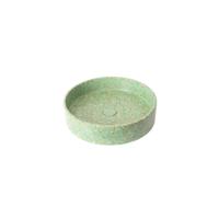 Ideavit Terrazzo vrijstaande wastafel - 42.5x10cm - rond - met klikwaste - antikras - waterdicht - Kleur E12 290338-E12