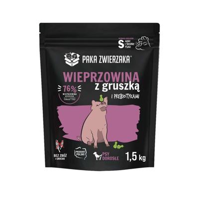 PAKA ZWIERZAKA Pork with pear S - droog hondenvoer - 1,5kg