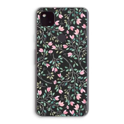 Sierlijke bloemen: Google Pixel 4a 5G Transparant Hoesje