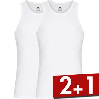 Dovre 2 stuks Bamboo Singlet * Actie *