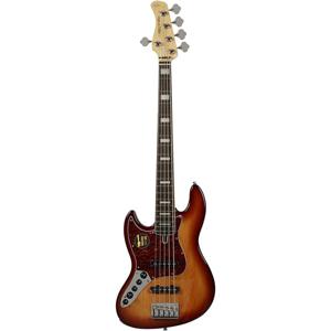 Sire Marcus Miller V7+ A5L 2nd Generation Alder Tobacco Sunburst linkshandige 5-snarige elektrische basgitaar