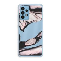 Roze stroom: Samsung Galaxy A52 Transparant Hoesje