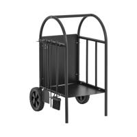Brandhoutrek - 50 kg - staal - zwart