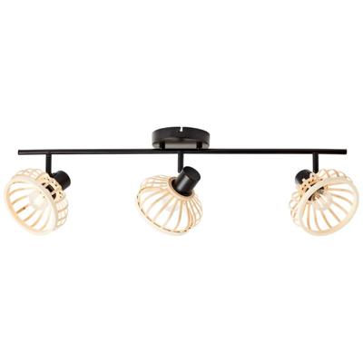 Brilliant Houten plafondlampNorah 3-lichts - 99739/76