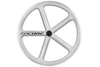Encore 700C 5 Spaken Voorwiel - Zilver - Carbon Weven Encore 700C 5 Spaken Voorwiel - Zilver - Carbon Weven