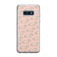Ponys: Samsung Galaxy S10e Transparant Hoesje Ponys: Samsung Galaxy S10e Transparant Hoesje