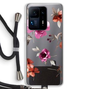 Geschilderde bloemen: Xiaomi Mi Mix 4 Transparant Hoesje met koord