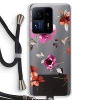 Geschilderde bloemen: Xiaomi Mi Mix 4 Transparant Hoesje met koord