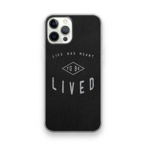 To be lived: iPhone 12 Pro Transparant Hoesje
